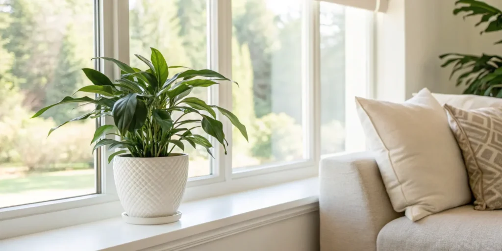 Mold growth on houseplant.